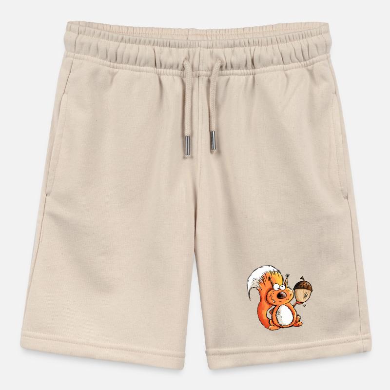 Eichhörnchen - Tier - Tiere - Eichel - Wald Stanley/Stella Teenager Bio-Joggingshorts MINI BOLTER