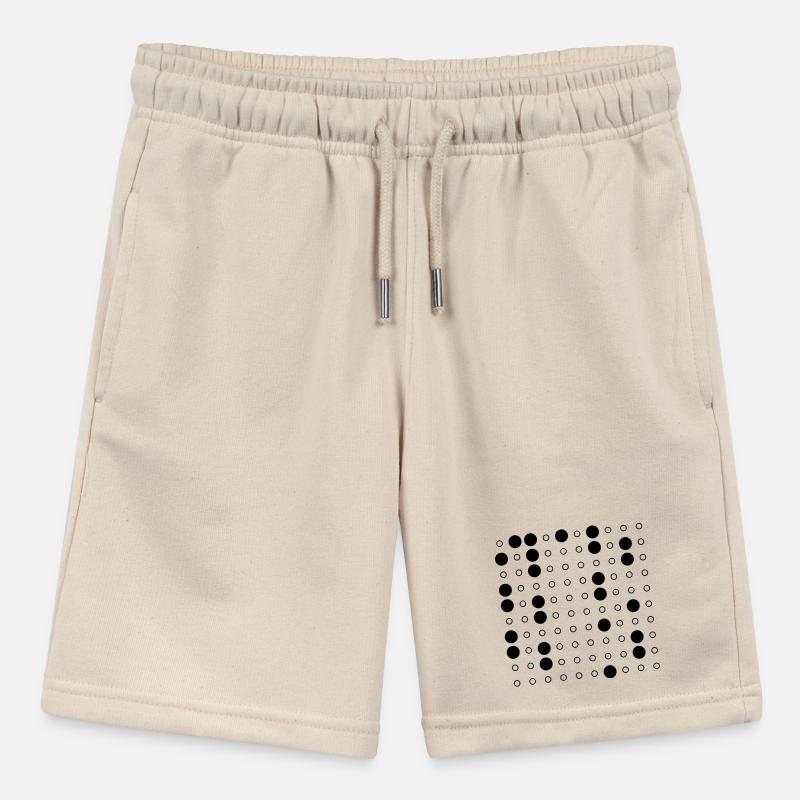 Nerdy design "prime numbers" up to 100, version 2 / prim Stanley/Stella MINI BOLTER Organic Teen Jogging Shorts