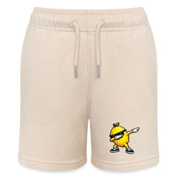 Dabbing Zitrone - Stanley/Stella Teenager Bio-Joggingshorts MINI BOLTER - Natur - Vorne