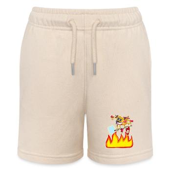 Feuerwehr-Wasserbomber - Stanley/Stella Teenager Bio-Joggingshorts MINI BOLTER - Natur - Vorne
