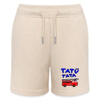 Feuerwehr Tatütata - Stanley/Stella Teenager Bio-Joggingshorts MINI BOLTER - Natur - Vorne