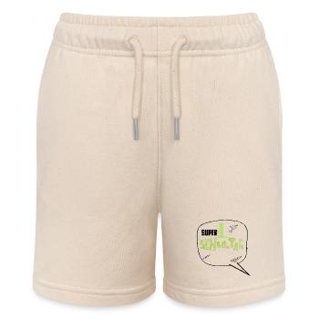 Erster Schultag Einschulung - Stanley/Stella Teenager Bio-Joggingshorts MINI BOLTER - Natur - Vorne
