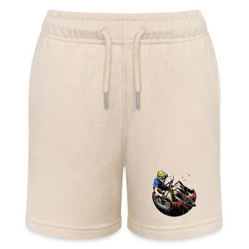 Peak Rider Mountainbike Action - Stanley/Stella Teenager Bio-Joggingshorts MINI BOLTER - Natur - Vorne