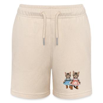 Dirndl kitties - Stanley/Stella MINI BOLTER Organic Teen Jogging Shorts - soft Ecru - Front