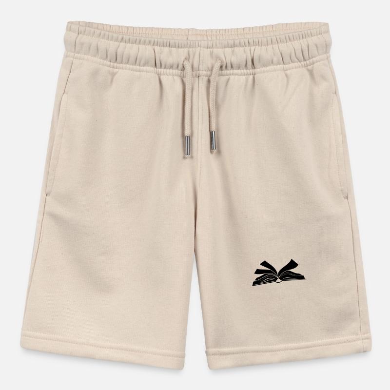 Book reading open book Stanley/Stella MINI BOLTER Organic Teen Jogging Shorts