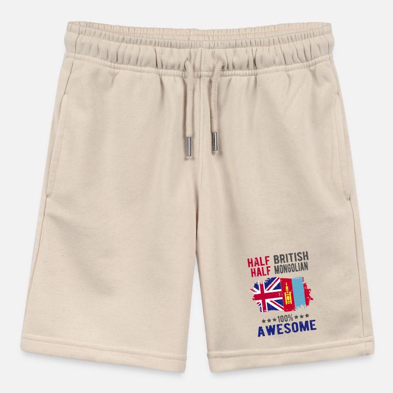 Half British Half Mongol Stanley/Stella MINI BOLTER Organic Teen Jogging Shorts