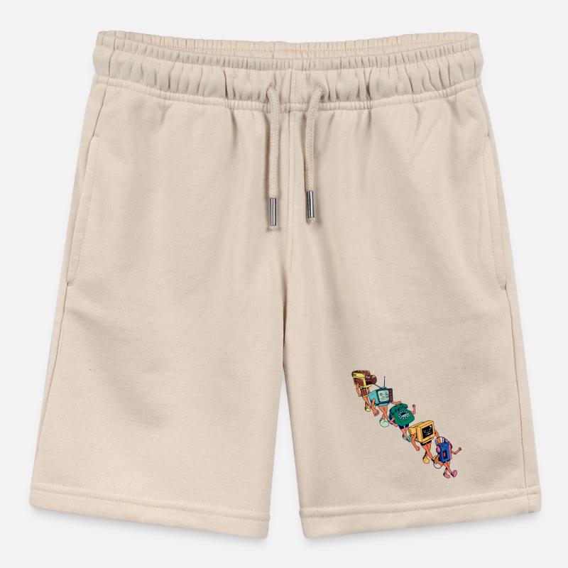 Walkman und Freunde - Never Forget Stanley/Stella Teenager Bio-Joggingshorts MINI BOLTER