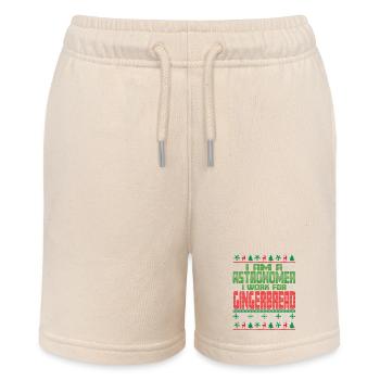 Astronom Weihnachten Spruch - Stanley/Stella Teenager Bio-Joggingshorts MINI BOLTER - Natur - Vorne