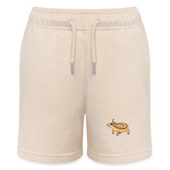 Kawaii spotted roller skink - Stanley/Stella MINI BOLTER Organic Teen Jogging Shorts - soft Ecru - Front