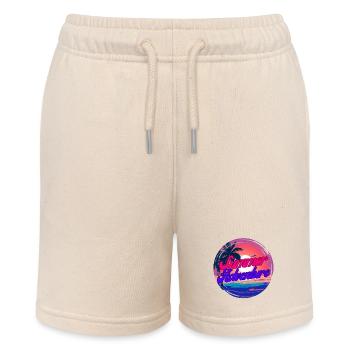 Summer Adventure - Stanley/Stella MINI BOLTER Organic Teen Jogging Shorts - soft Ecru - Front
