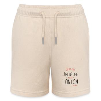 I can't I messed up with Uncle Favorite - Stanley/Stella MINI BOLTER Organic Teen Jogging Shorts - soft Ecru - Front