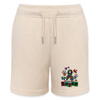 Autisme Super-héros Soignant Puzzle Enfants Anormaux - Short bio MINI BOLTER Stanley/Stella Ado - écru doux - Devant