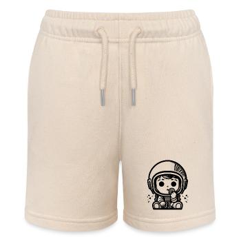 Abenteuer mit Helm - Stanley/Stella Teenager Bio-Joggingshorts MINI BOLTER - Natur - Vorne