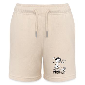 French Bulldog Pet Dog Animal Lover - Stanley/Stella MINI BOLTER Organic Teen Jogging Shorts - soft Ecru - Front