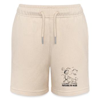 Pitbull Pet Dog Animal Lover - Stanley/Stella MINI BOLTER Organic Teen Jogging Shorts - soft Ecru - Front