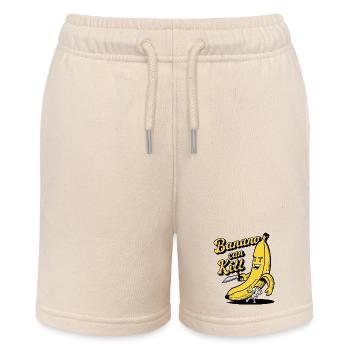 Banane kann töten - Stanley/Stella Teenager Bio-Joggingshorts MINI BOLTER - Natur - Vorne