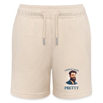 Touch My Beard And Tell Me I'm Pretty 12 - Stanley/Stella Teenager Bio-Joggingshorts MINI BOLTER - Natur - Vorne