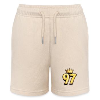 97 Number Krone - Stanley/Stella MINI BOLTER Organic Teen Jogging Shorts - soft Ecru - Front