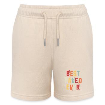 Best Mateo Ever Vorname Retro Text Geschenk - Stanley/Stella Teenager Bio-Joggingshorts MINI BOLTER - Natur - Vorne