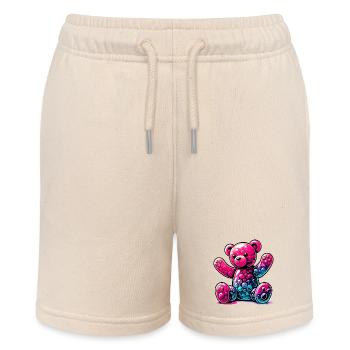 Bear - Stanley/Stella MINI BOLTER Organic Teen Jogging Shorts - soft Ecru - Front