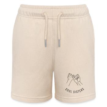 Soul Sisters - Für echte Freundschaft - Stanley/Stella Teenager Bio-Joggingshorts MINI BOLTER - Natur - Vorne