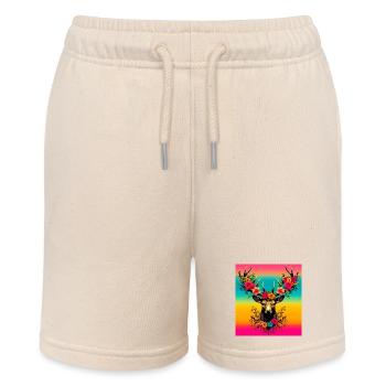 Hirsch - Stanley/Stella Teenager Bio-Joggingshorts MINI BOLTER - Natur - Vorne