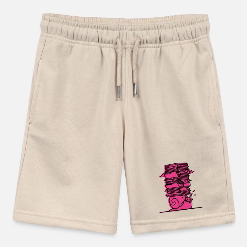 Snail Books Learning Comic Stanley/Stella MINI BOLTER Organic Teen Jogging Shorts