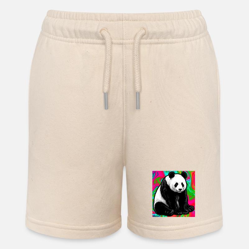 panda - Short bio MINI BOLTER Stanley/Stella Ado - écru doux
