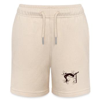 High Jumper Watercolor High Jump - Stanley/Stella MINI BOLTER Organic Teen Jogging Shorts - soft Ecru - Front