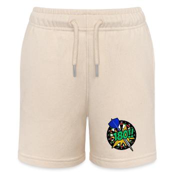 Dartboard - Darts - Darts Fans - Darts Players 180 - Stanley/Stella MINI BOLTER Organic Teen Jogging Shorts - soft Ecru - Front