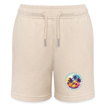 Teneriffa Tour Palmen - Stanley/Stella Teenager Bio-Joggingshorts MINI BOLTER - Natur - Vorne