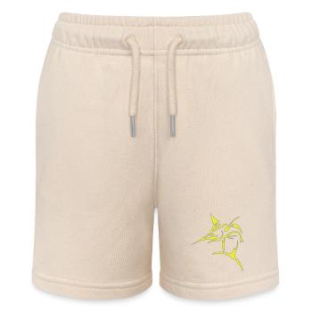 Schwertfisch, Marlin, - Stanley/Stella Teenager Bio-Joggingshorts MINI BOLTER - Natur - Vorne