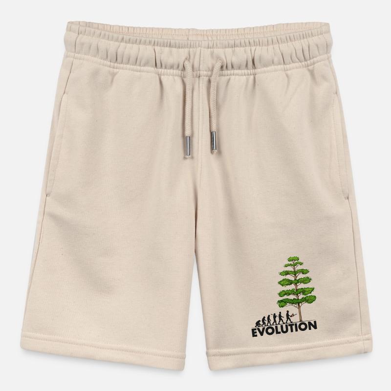 Chainsaw Evolution Gray Big Tree Stanley/Stella MINI BOLTER Organic Teen Jogging Shorts