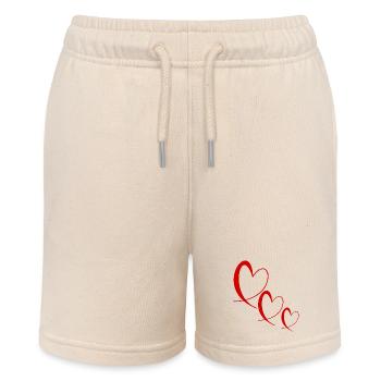 HERZ. PAAR. GERADE VERHEIRATET. Junggesellinnenabschied. VALENTINSTAG. - Stanley/Stella Teenager Bio-Joggingshorts MINI BOLTER - Natur - Vorne