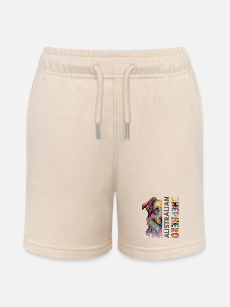 Australian Shepherd - Stanley/Stella Teenager Bio-Joggingshorts MINI BOLTER - Natur