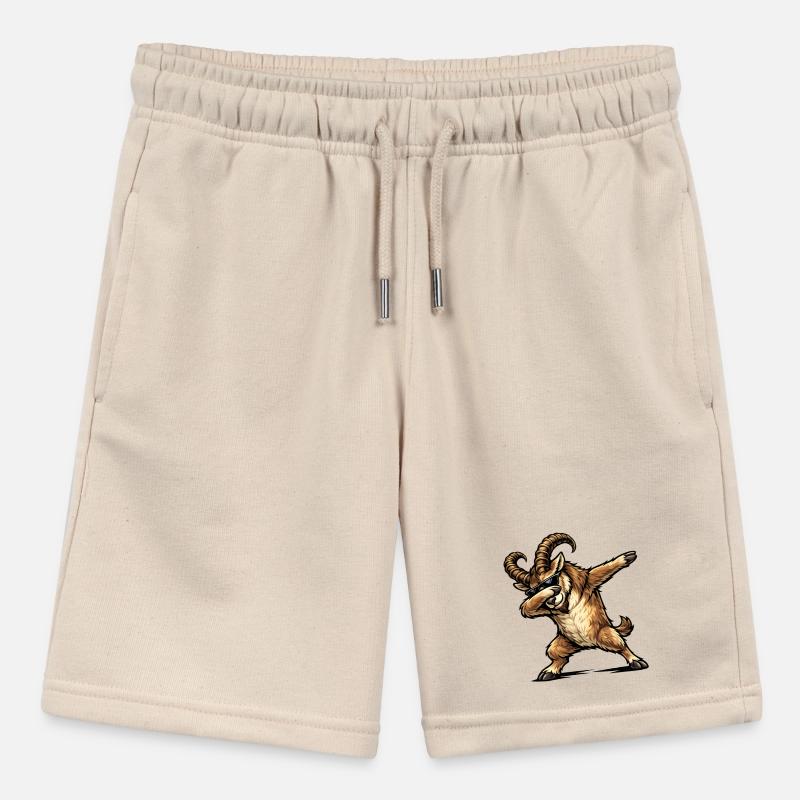 Dabbing Steinbock Stanley/Stella Teenager Bio-Joggingshorts MINI BOLTER