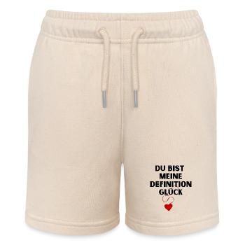 Ich liebe dich - Stanley/Stella Teenager Bio-Joggingshorts MINI BOLTER - Natur - Vorne