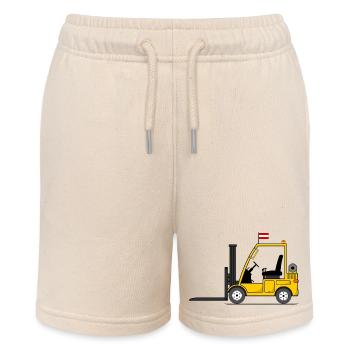 Stapler Österreich Flagge - Stanley/Stella Teenager Bio-Joggingshorts MINI BOLTER - Natur - Vorne