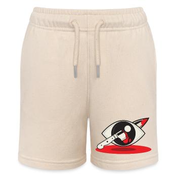Logo Couteau dans l’œil - Short bio MINI BOLTER Stanley/Stella Ado - écru doux - Devant
