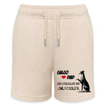 Galgo Dad - Stanley/Stella MINI BOLTER Organic Teen Jogging Shorts - soft Ecru - Front