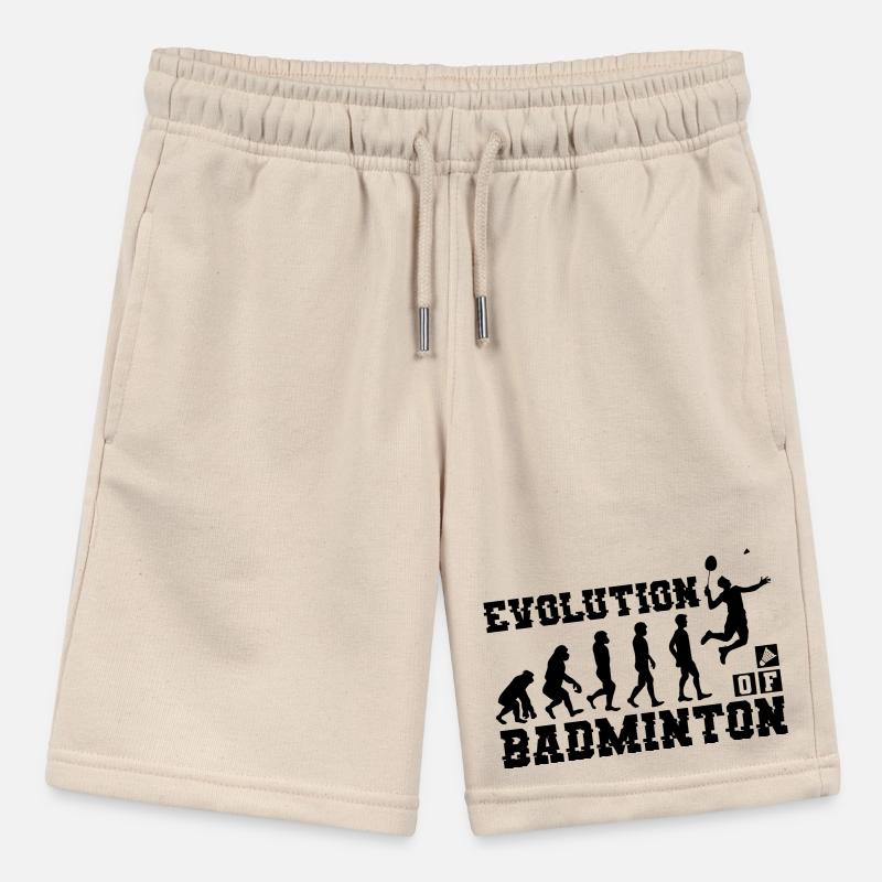 Badminton Evolution Silhouette Stanley/Stella Teenager Bio-Joggingshorts MINI BOLTER
