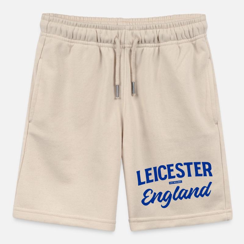 Leicester England Script Logo Stanley/Stella Teenager Bio-Joggingshorts MINI BOLTER