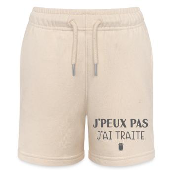 I Can't I Treat – Humor Farmer - Stanley/Stella Teenager Bio-Joggingshorts MINI BOLTER - Natur - Vorne