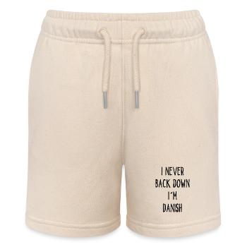 I Never Back Down I Am Danish - Stanley/Stella Teenager Bio-Joggingshorts MINI BOLTER - Natur - Vorne