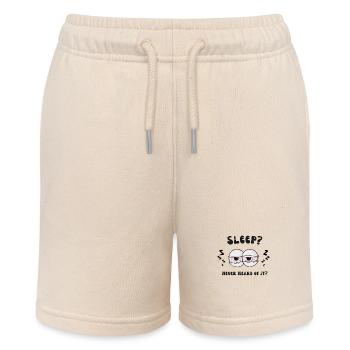 Sleep? Never heard of it. - Stanley/Stella MINI BOLTER Organic Teen Jogging Shorts - soft Ecru - Front