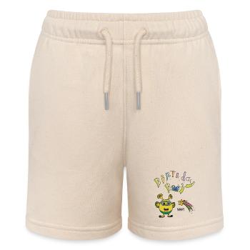 Birthday Boy Geburtstag - Stanley/Stella Teenager Bio-Joggingshorts MINI BOLTER - Natur - Vorne