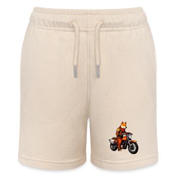 Fuchs Motorcyclists - Stanley/Stella MINI BOLTER Organic Teen Jogging Shorts - soft Ecru - Front
