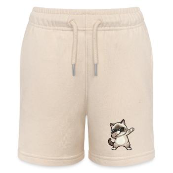 Dabbing Ragdoll Katze - Stanley/Stella Teenager Bio-Joggingshorts MINI BOLTER - Natur - Vorne