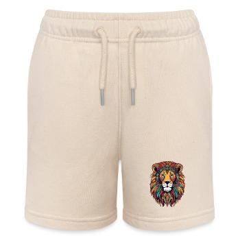 Lion - Stanley/Stella MINI BOLTER Organic Teen Jogging Shorts - soft Ecru - Front