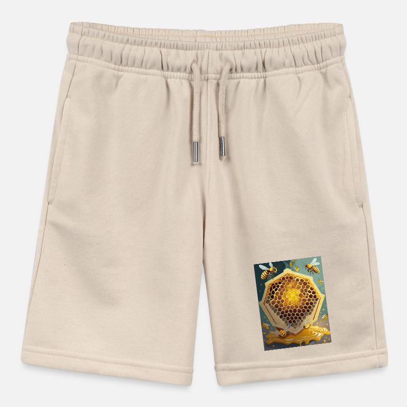 Ich bin ein cooler stolzer Imker-Logo-Designer Stanley/Stella Teenager Bio-Joggingshorts MINI BOLTER